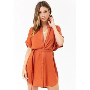 ❗️LAST CHANCE Tie waist shirt dress